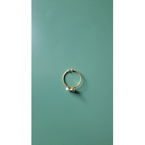 Bague fine Adelina vert