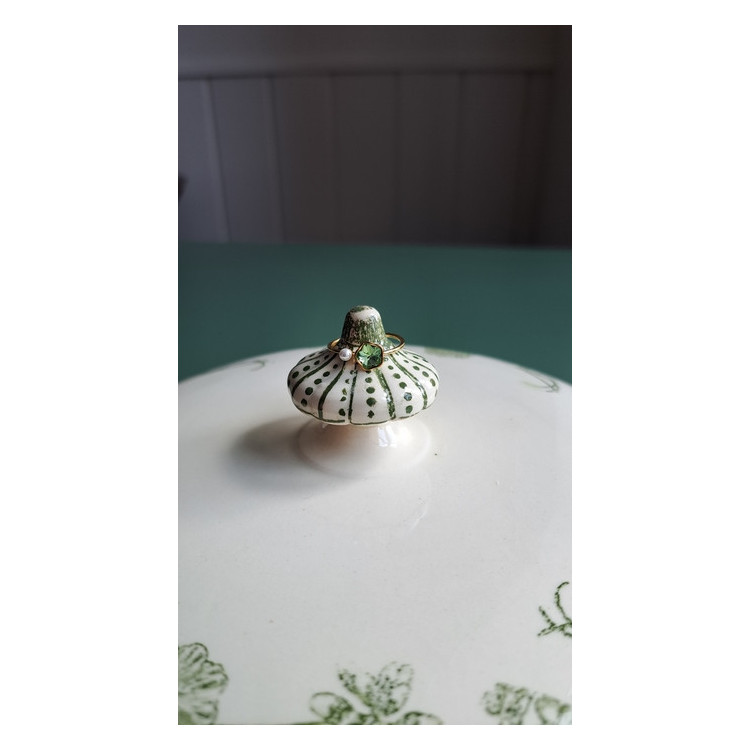Bague fine Adelina vert
