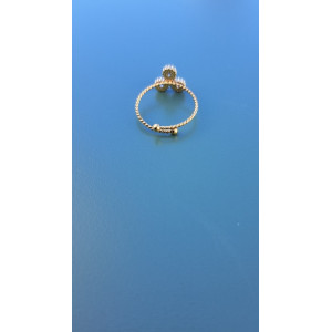 Bague fine Toscane mauve