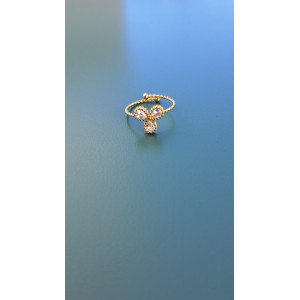 Bague fine Toscane blanc