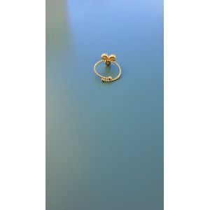 Bague fine Toscane blanc