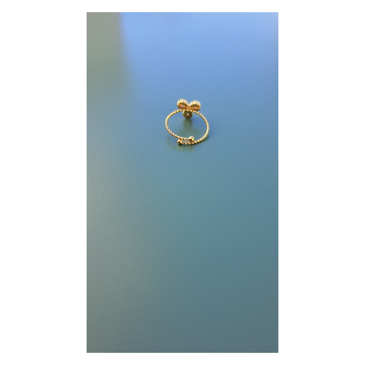Bague fine Toscane blanc