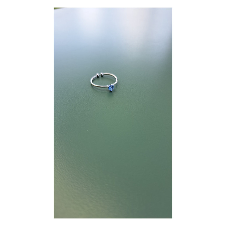 Bague fine Poéma bleu
