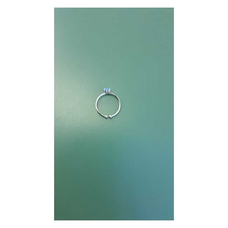 Bague fine Poéma bleu
