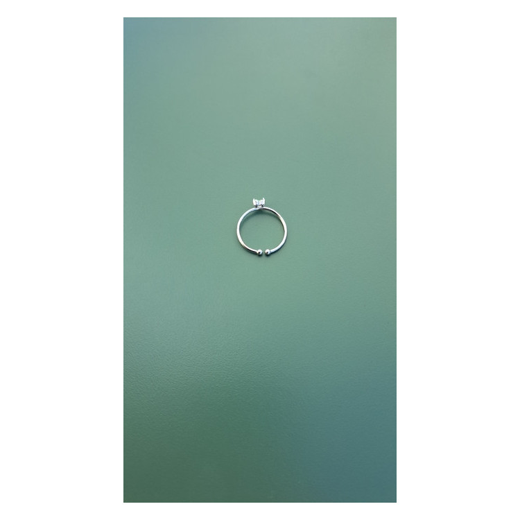Bague fine Poéma vert