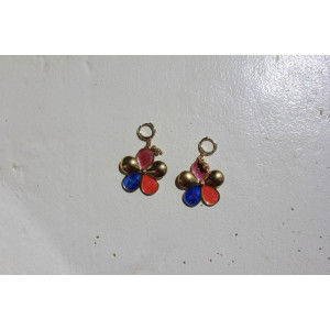 Boucles d'oreilles Hoa orange