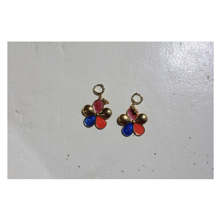 Boucles d'oreilles Hoa orange