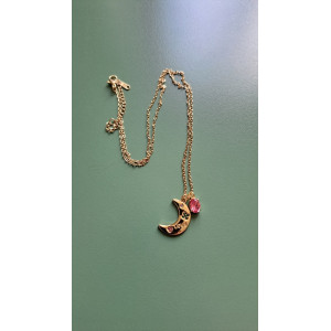 Collier Luna rose