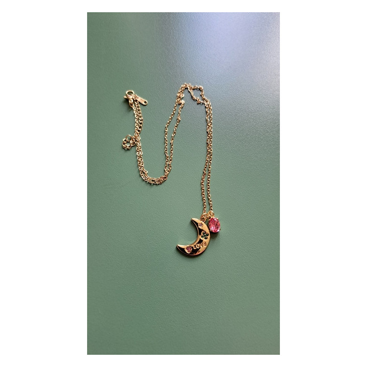 Collier Luna rose