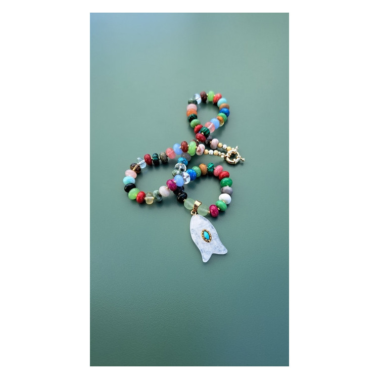 Collier DEMETER multicolore