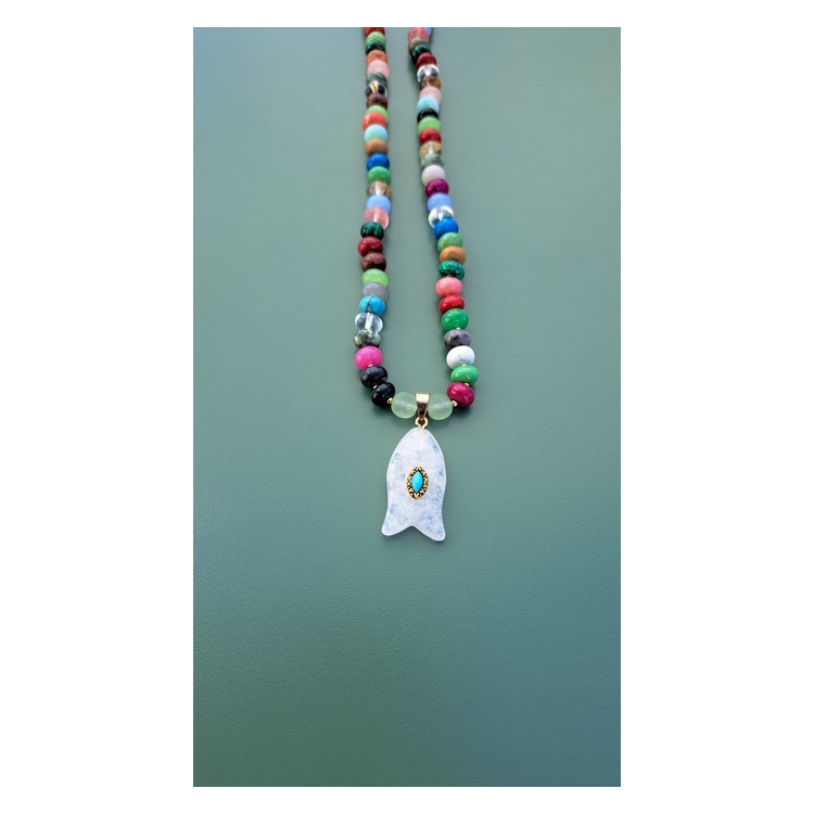 Collier DEMETER multicolore
