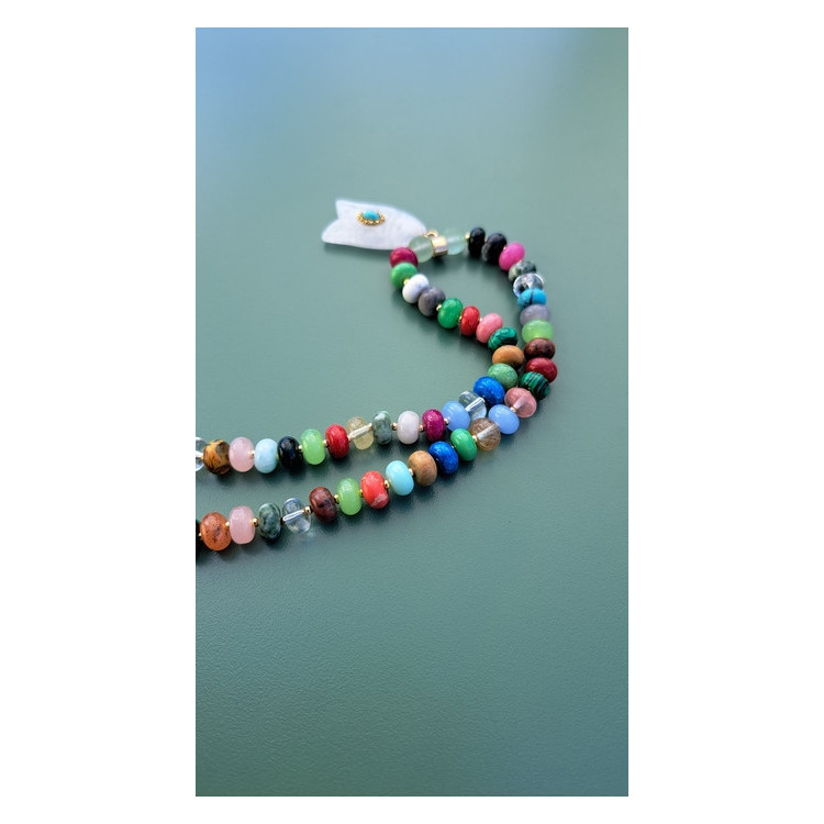 Collier DEMETER multicolore