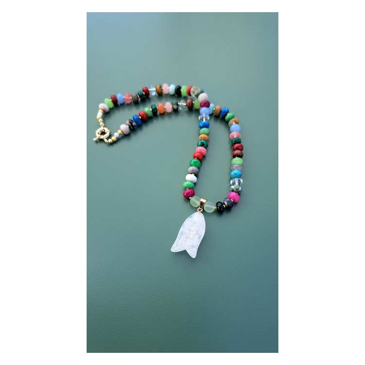 Collier DEMETER multicolore