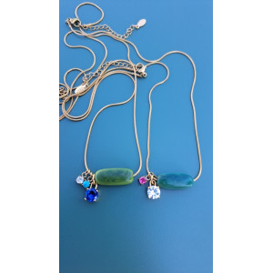 Collier TESSA vert pin