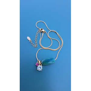 Collier TESSA vert pin