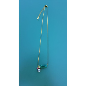Collier TESSA vert pin