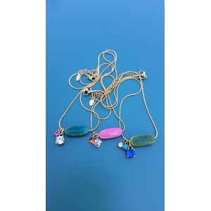 Collier TALIA vert kaki