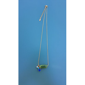 Collier TALIA vert kaki