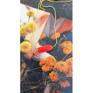 Collier Téa - tomate