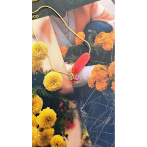 Collier Téa - tomate