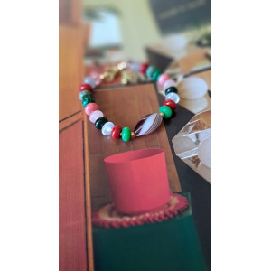 Bracelet Cloé - violine multicolore