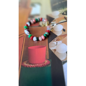 Bracelet Cloé - violine multicolore