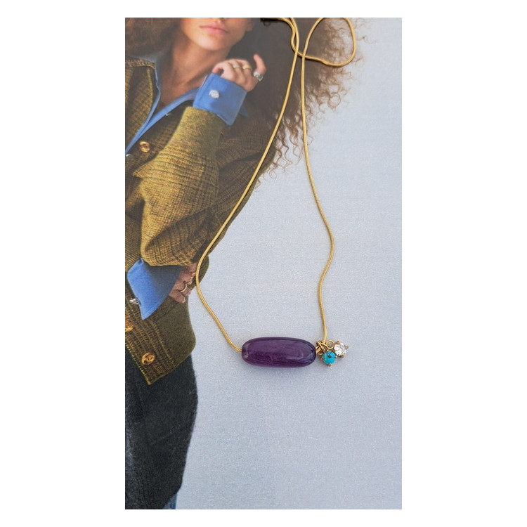 Collier Téa - figue
