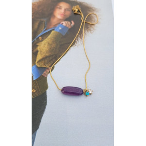 Collier Téa - figue
