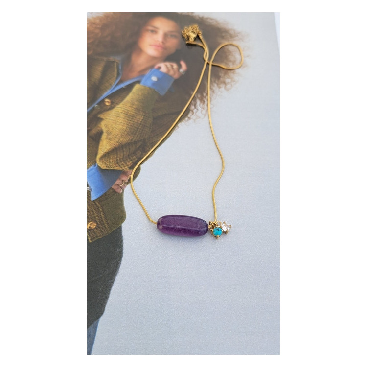 Collier Téa - figue