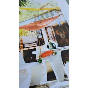 Collier Téa - tangerine