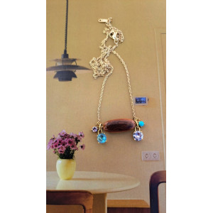 Collier Téa - chocolat
