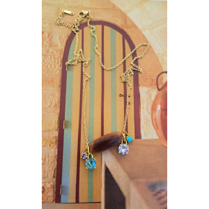 Collier Téa - chocolat