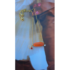 Collier Téa - tangerine