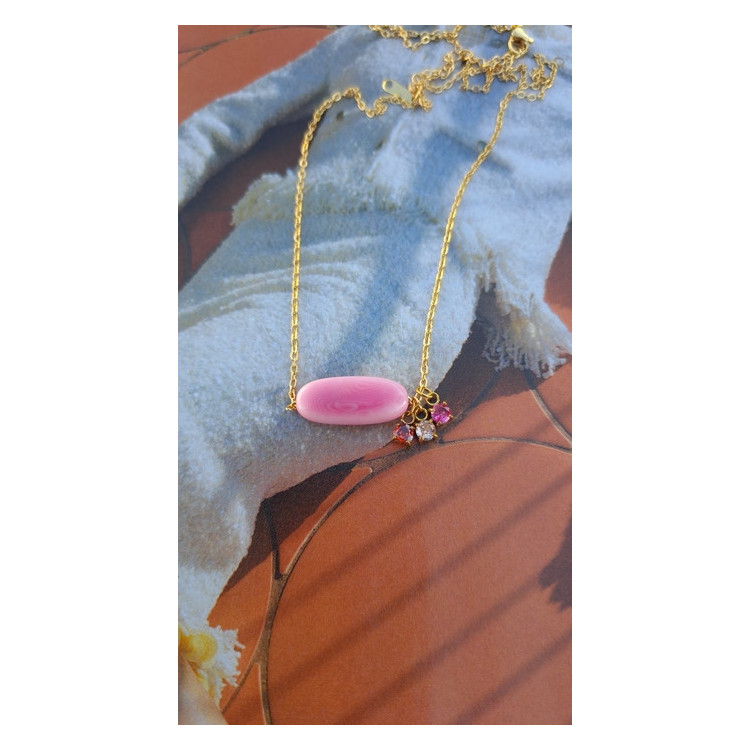 Collier Téa - bubblegum