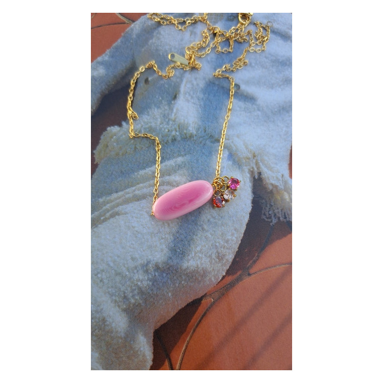 Collier Téa - bubblegum