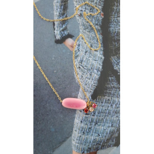 Collier Téa - bubblegum