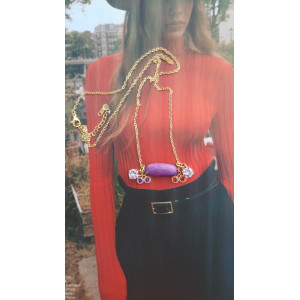 Collier Téa - figue