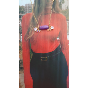 Collier Téa - figue