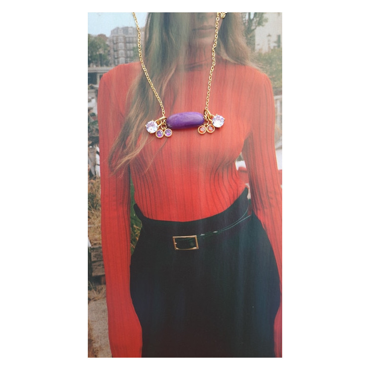 Collier Téa - figue