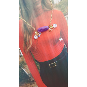 Collier Téa - figue