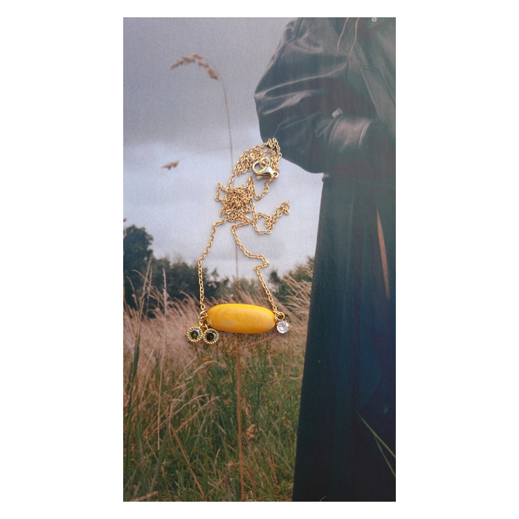 Collier Téa - miel