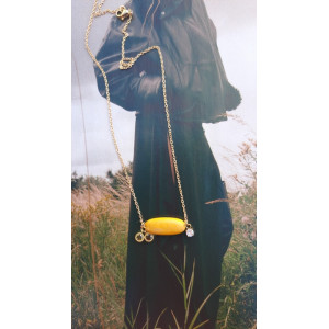 Collier Téa - miel
