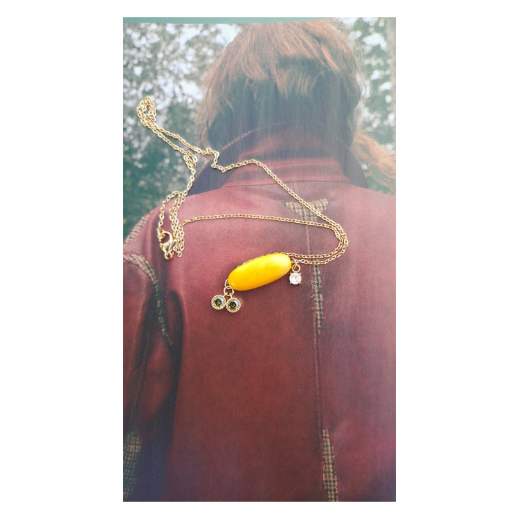Collier Téa - miel