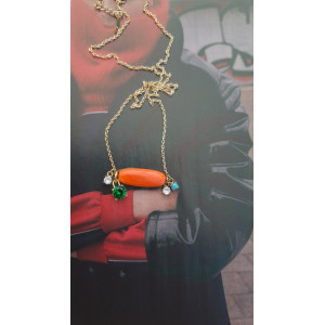 Collier Téa - tangerine