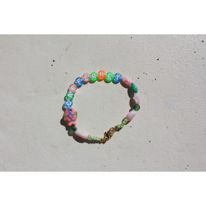 Bracelet Cap Ferret rose