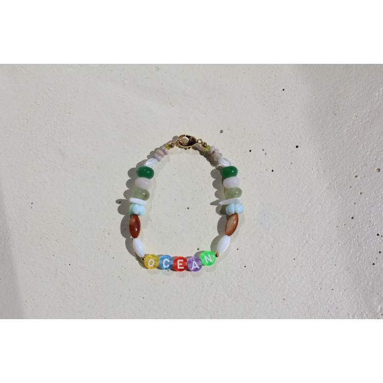 Bracelet Océan vert