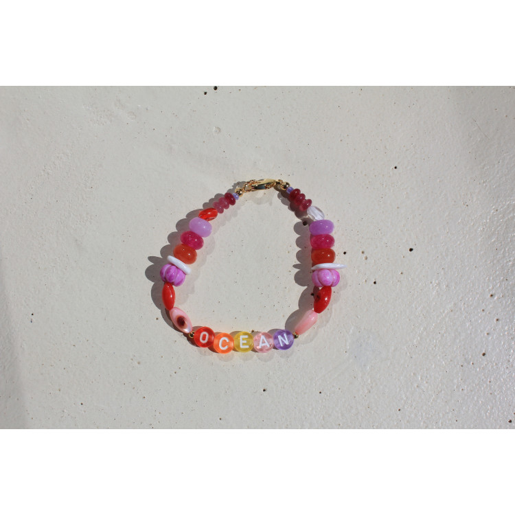 Bracelet Océan rouge