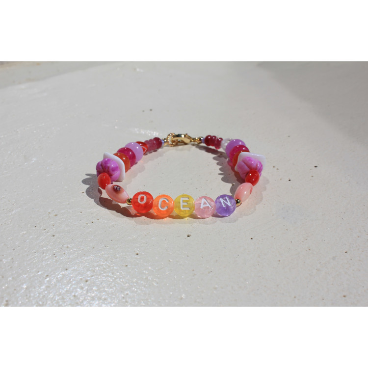 Bracelet Océan rouge