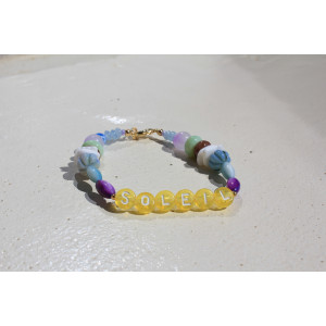 Bracelet Soleil jaune