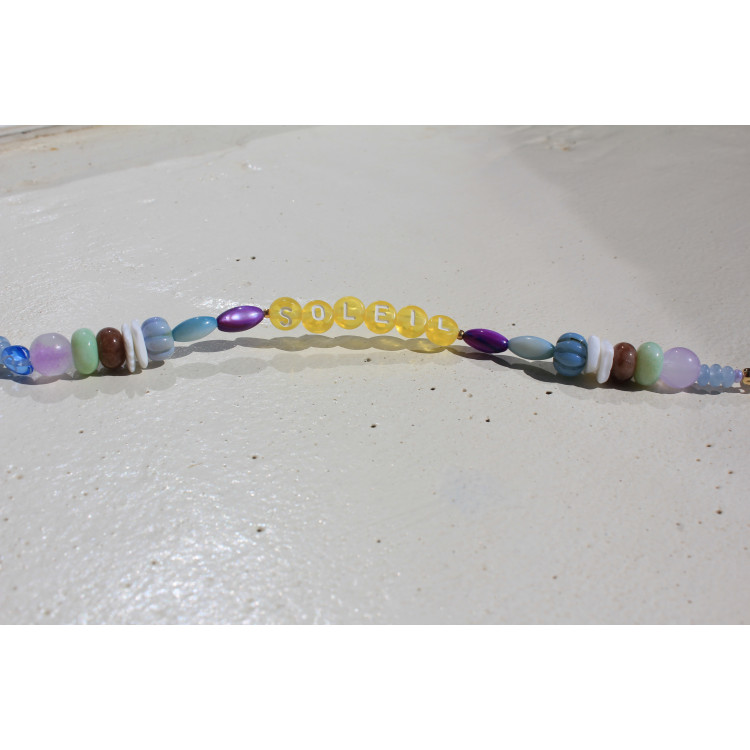 Bracelet Soleil jaune